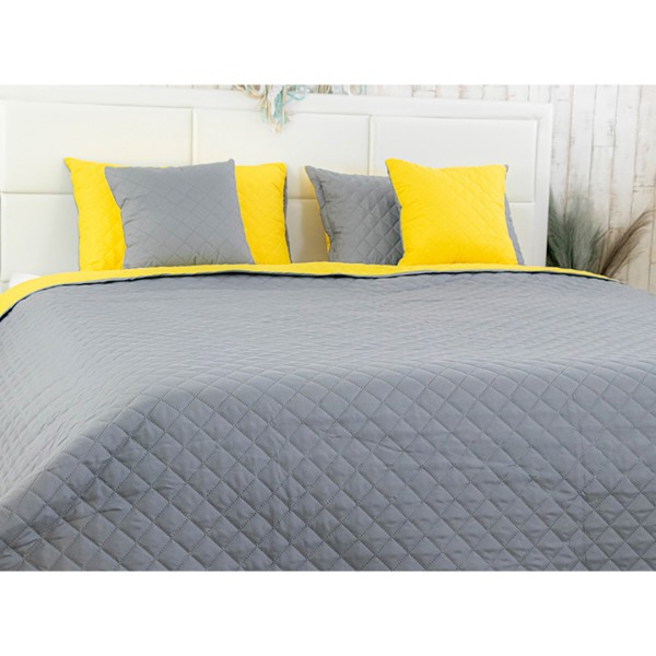 Фото - Покривало односпальне Руно 150х212 Yellow Grey (360.52У_Yellow Grey)
