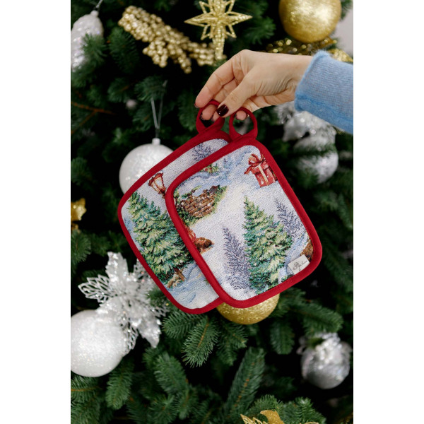 Фото - Прихватка Прованс Різдвяне багаття 20х20 см (038400)