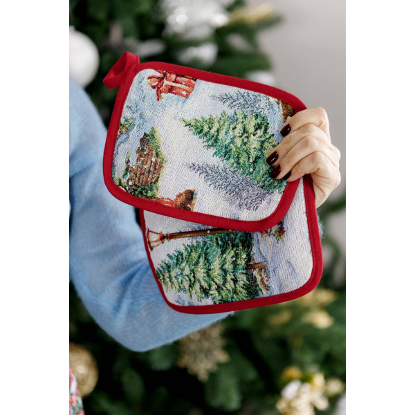 Фото - Прихватка Прованс Різдвяне багаття 20х20 см (038400)