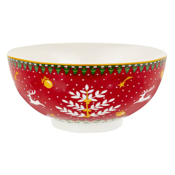 Фото - Набір салатників Lefard Рождественская коллекция 15 см (924-830)
