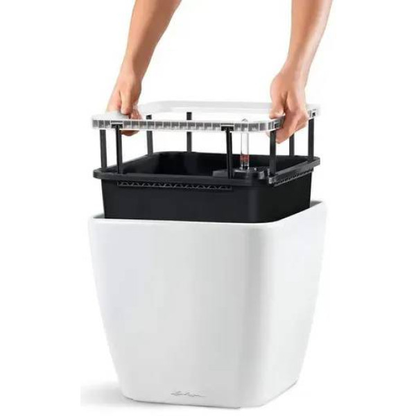 Фото - Вазон Lechuza Quadro Premium LS 50 Антрацит 16283