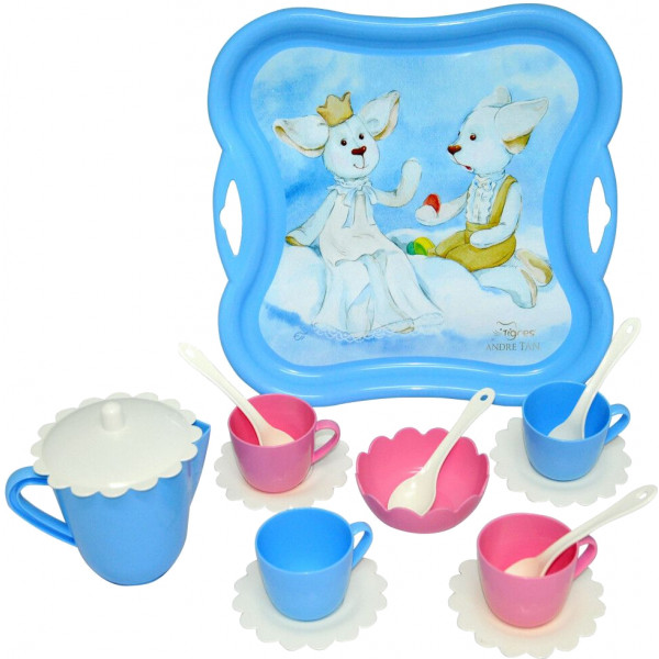 Фото - Сюжетно-ролевая игра. Посуда Tigres Набор чайный ''Эльфы на облаке'' 16 эл. (39725)