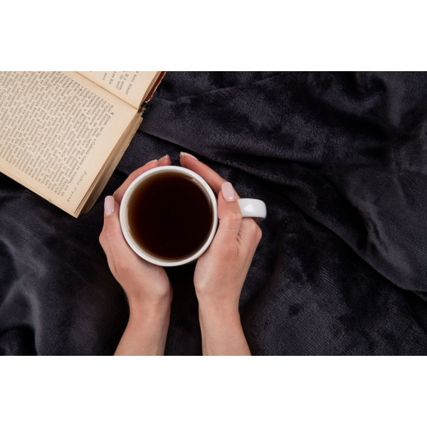 Фото - Плед євро Щ280 графіт 240х260 (176547)