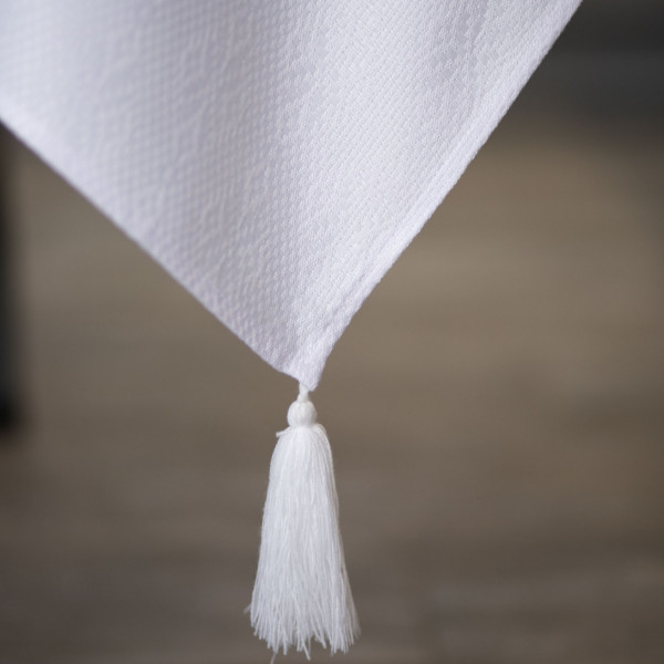 Фото - Скатерть прямоугольная Едельвіка Айвенго белый 180х140 см (368-23/00)