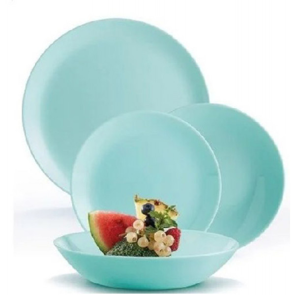 Фото - Столовий сервіз Luminarc CARINE LIGHT TURQUOISE 18 пр. (P7628)