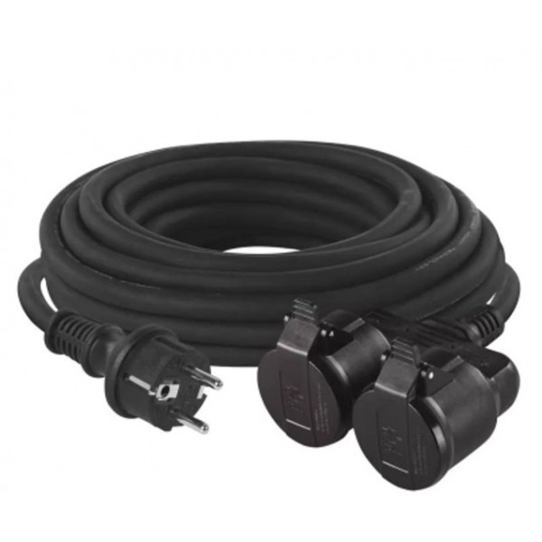 Фото - Подовжувач 220В EMOS P0703, 2 розетки, 20 м.