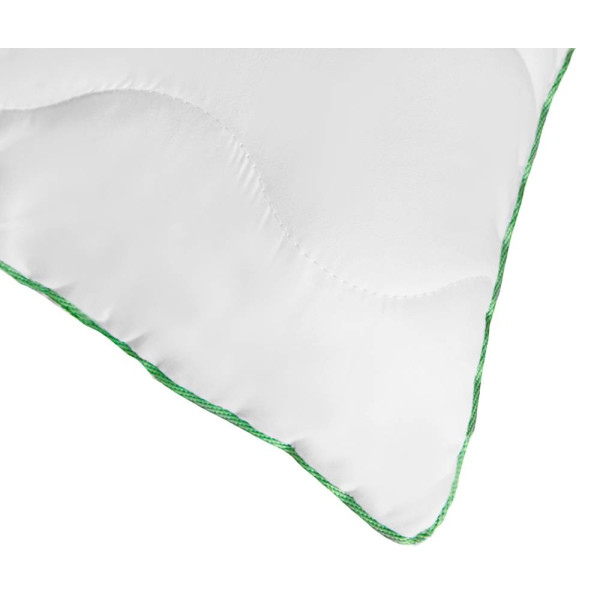 Фото - Подушка стандартна FAM' HOME Алоє вера стьобана, окантована 50х70 (МІС19АV)