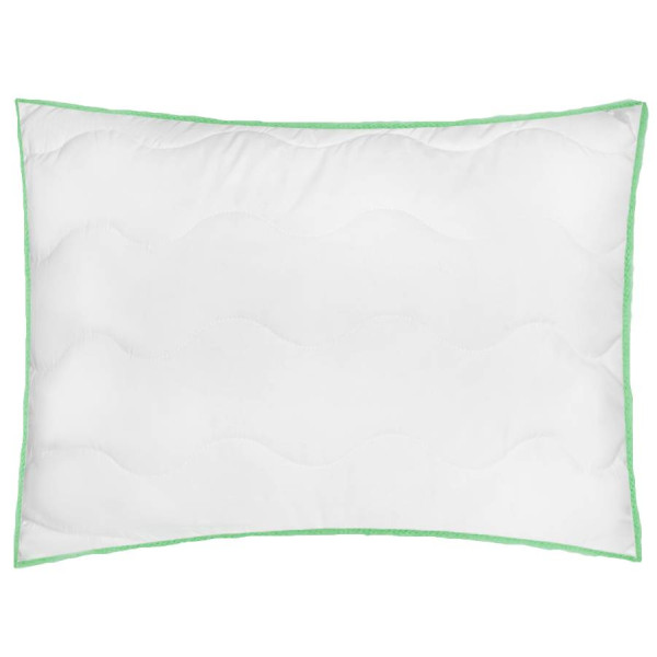 Фото - Подушка стандартна FAM' HOME Алоє вера стьобана, окантована 50х70 (МІС19АV)