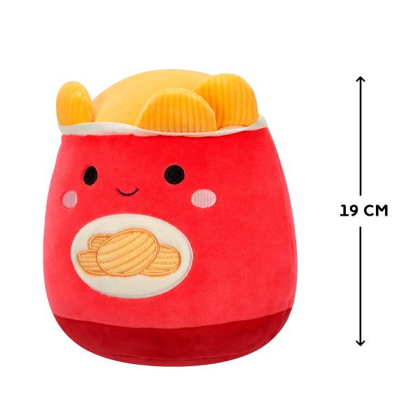 Фото - Мягкая игрушка животное SQUISHMALLOWS КАРТОФЕЛЬНЫЕ ЧИПСЫ ЭНСЕЛ 19 см (SQCR06616)
