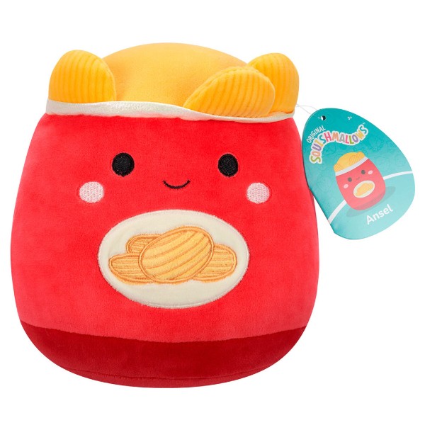 Фото - Мягкая игрушка животное SQUISHMALLOWS КАРТОФЕЛЬНЫЕ ЧИПСЫ ЭНСЕЛ 19 см (SQCR06616)