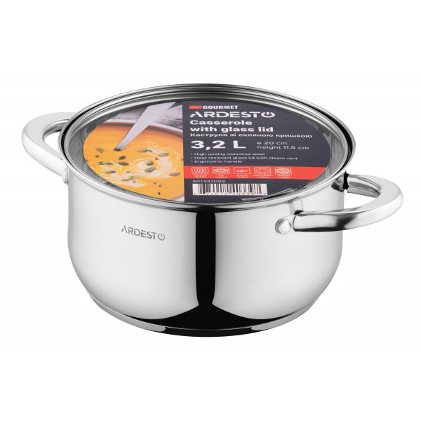 Фото - Кастрюля Ardesto Gemini Gourmet 3.2 л (AR1932GSS)
