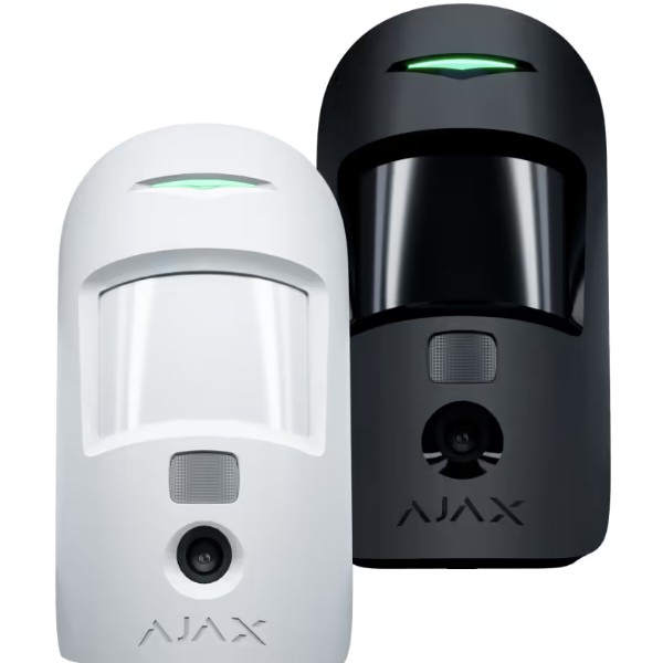 Фото - Беспроводной датчик движения Ajax Motioncam PhOD Jeweller White (000027929)