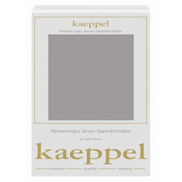 Фото - Простынь двуспальная Kaeppel на резинке 343 платиновый 180-200х200 (1671-Е43)