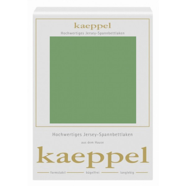 Фото - Простынь двуспальная Kaeppel на резинке 332 оливковый 180-200х200 (1671-Е32)