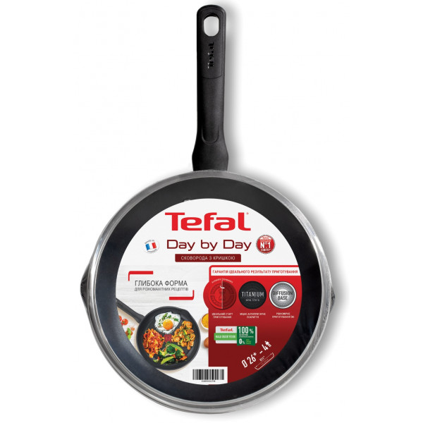 Фото - Сковорода универсальная Tefal B558SET Day by Day 26 см