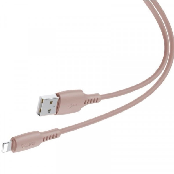 Фото - Кабель синхронізації даних Baseus Colourful Cable USB For iP 2.4 A 1.2 м Pink (CALDC-04)