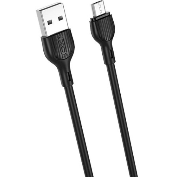 Фото - Кабель XO NB200 2.1A micro 1m Black (6920680878109)