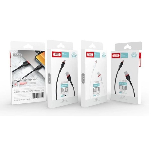 Фото - Кабель XO NB-P171 2.4A Type-c White (6920680873692)