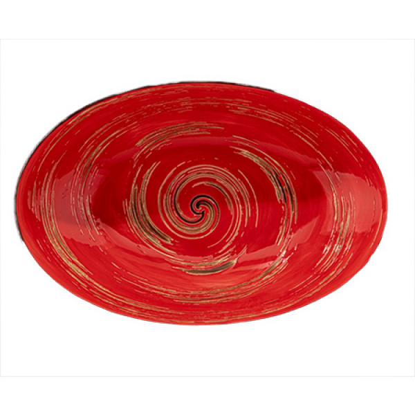 Фото - Блюдо Wilmax Spiral Red 25х16.5х6 см 570 мл (WL-669240 / A)