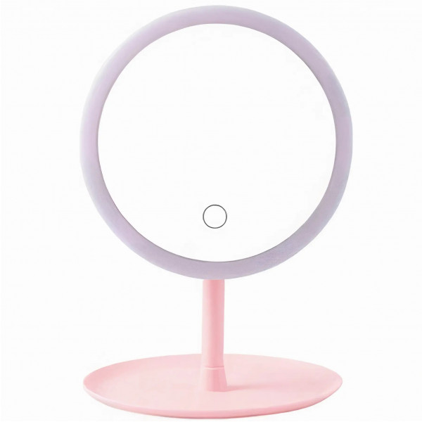 Фото - Косметическое зеркало Xiaomi DOCO Daylight Mirror HZJ001 USB (XMDDMЗpink)