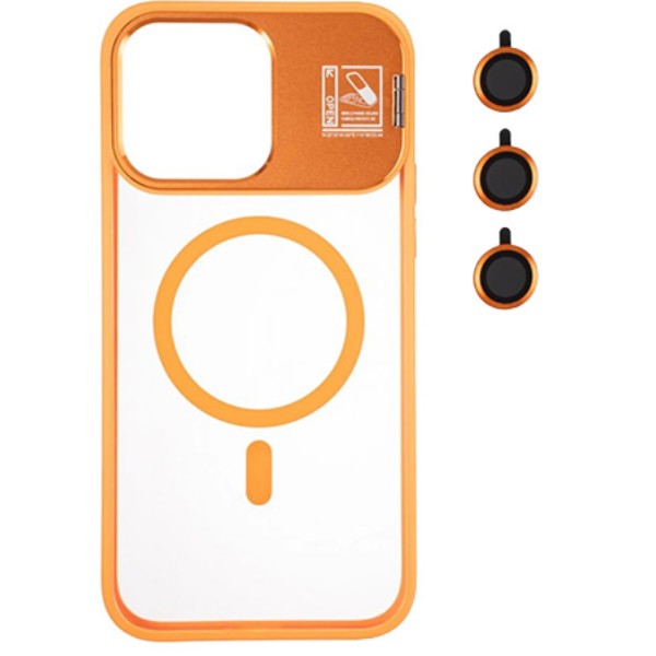 Фото - Чехол для смартфона Gelius Yoga Case Camera stand MagSafe for iPhone 14 Flame Orange (98597)