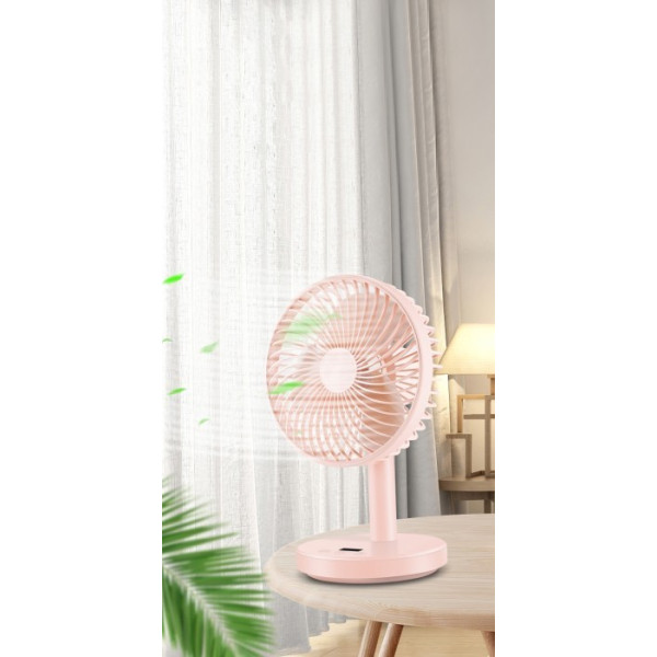 Фото - Вентилятор настільний Jile Desktop small fan 01 Pink (1146684)