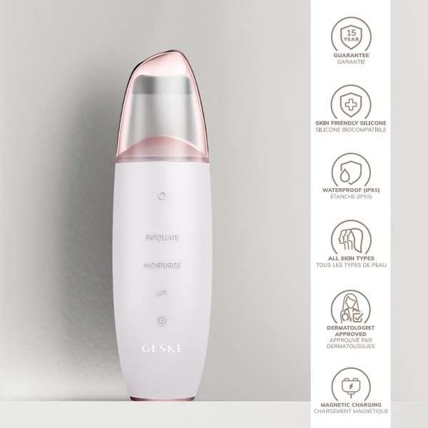 Фото - Прилад для чищення обличчя GESKE MicroCurrent Skin Scrubber & Blackhead Remover 9 в 1 (GK000044SL01)
