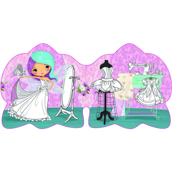 Фото -  Crystal Book Цветочные феи. Орхидея. 60 наклеек (9789669874962)