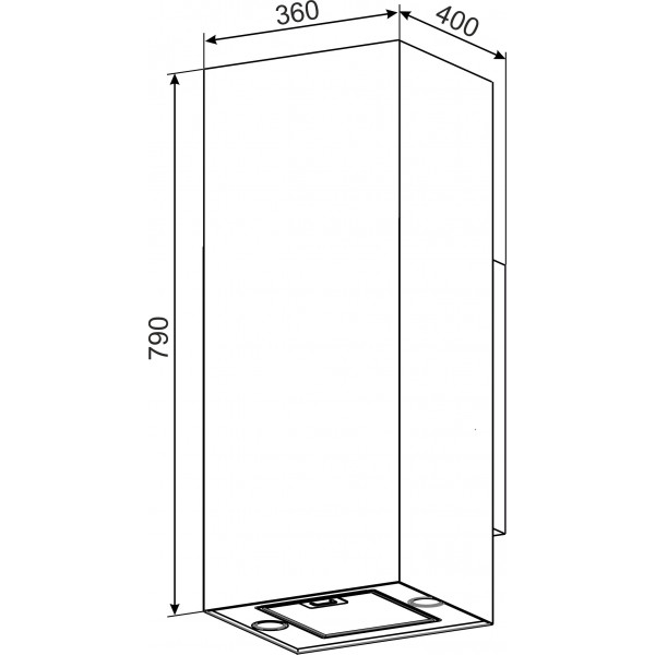 Фото - Вытяжка декоративная GRANADO Yunkos 2603-1200 Black