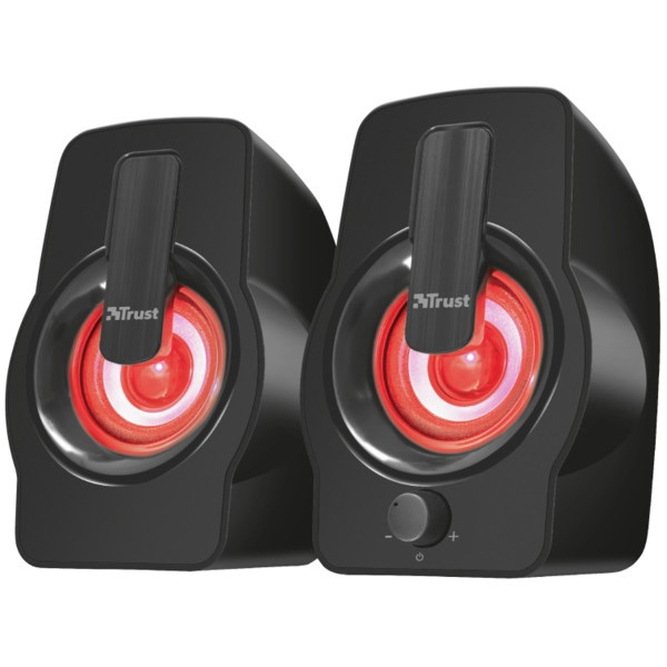 Фото - Комп'ютерна акустика звичайна 2.0 Trust Gemi RGB 2.0 Speaker Set Black USB (22948)