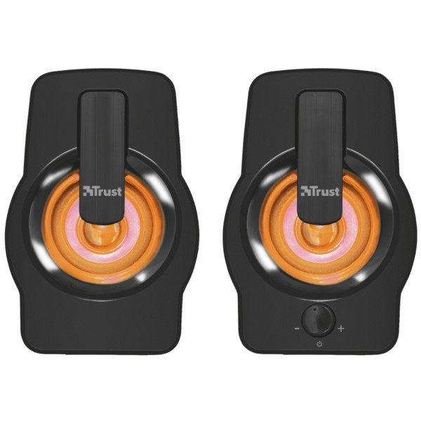 Фото - Комп'ютерна акустика звичайна 2.0 Trust Gemi RGB 2.0 Speaker Set Black USB (22948)