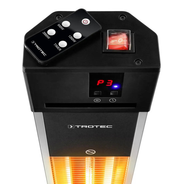 Фото - Обігрівач інфрачервоний Trotec IRS 2000 E 2000 W Silver/Black