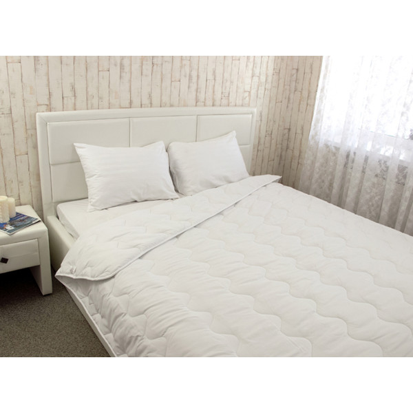 Фото - Ковдра всесезонна двоспальна євро Руно 200х220 силіконова (322.52СЛУ_білий)