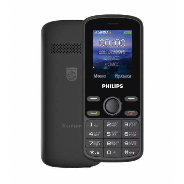 Фото - Мобільний телефон Philips Xenium E111 Black