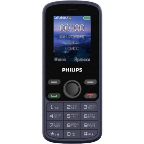 Фото - Мобильный телефон Philips Xenium E111 Blue