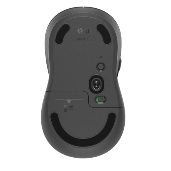 Фото - Мышь беспроводная Logitech Signature M650 L Wireless Mouse Graphite (910-006236)