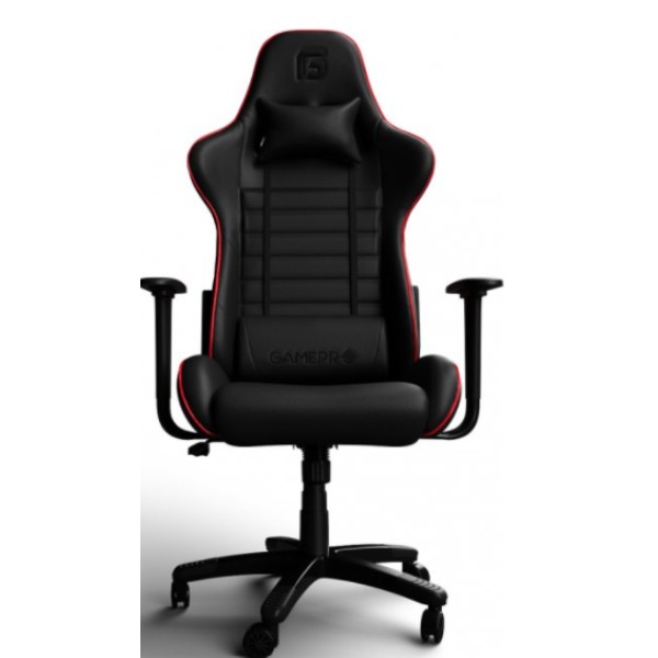 Фото - Крісло для геймерів GamePro Rush Black-Red (GC-575-Black-Red)