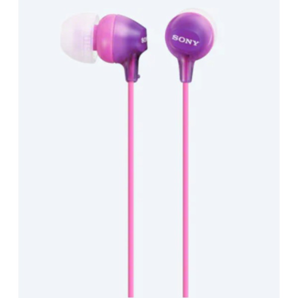 Фото - Навушники вкладиші Sony MDR-EX15AP Violet (MDREX15APV.CE7)
