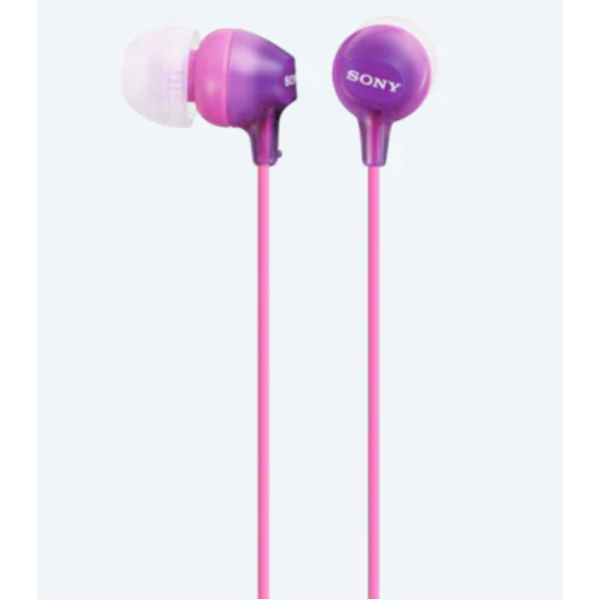 Фото - Навушники вкладиші Sony MDR-EX15AP Violet (MDREX15APV.CE7)