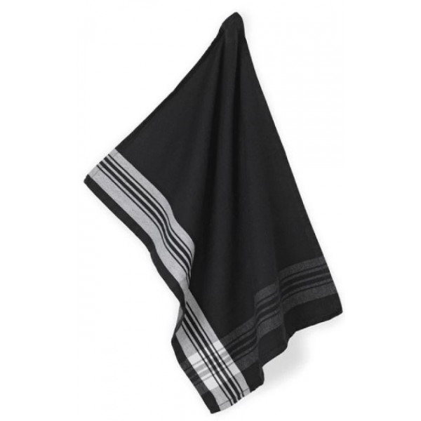 Фото - Рушник кухонний Kela Gianna 70x50 см Black (12786)