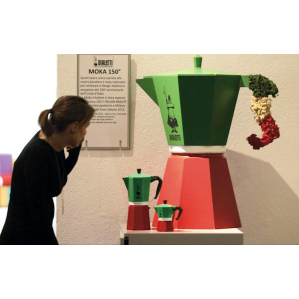 Фото - Кавоварка гейзерна Bialetti Moka Express Italia (0005323)
