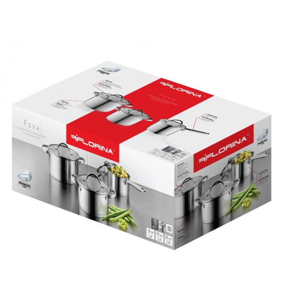 Фото - Набір посуду FLORINA Fava KPL 6 пр. (5G0500)