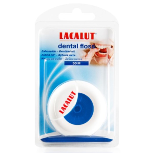Фото - Зубная нить Lacalut 50 м (4016369546536)