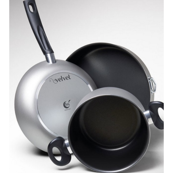 Фото - Набір сковорідок TVS Velvet 20/24/28 см (62095032310201)