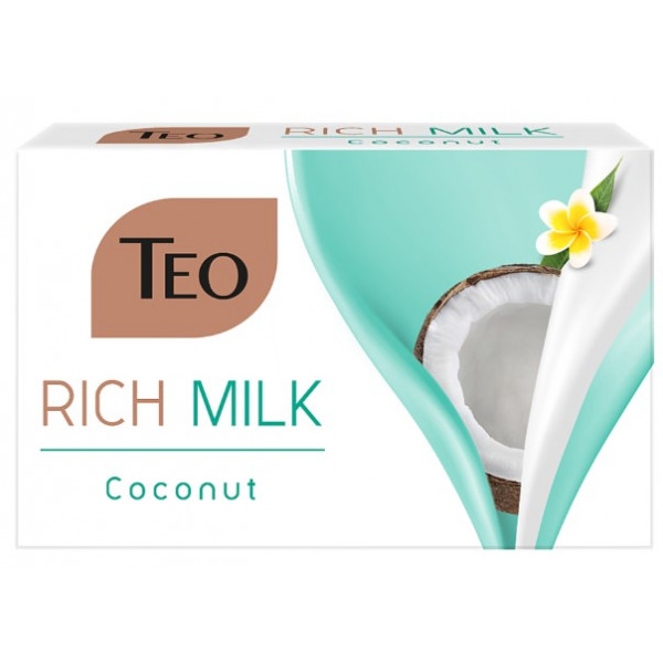 Фото - Тверде мило TEO Milk Rich Coconut 90 г (3800024047404) Фото - Тверде мило TEO Milk Rich Coconut 90 г (3800024047404)