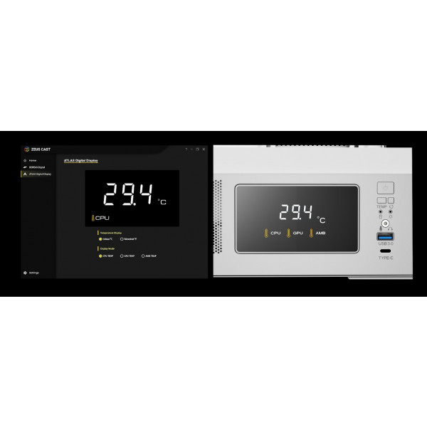 Фото - Корпус Gamdias ATLAS M1 WH Mid-Tower (4712960139572)