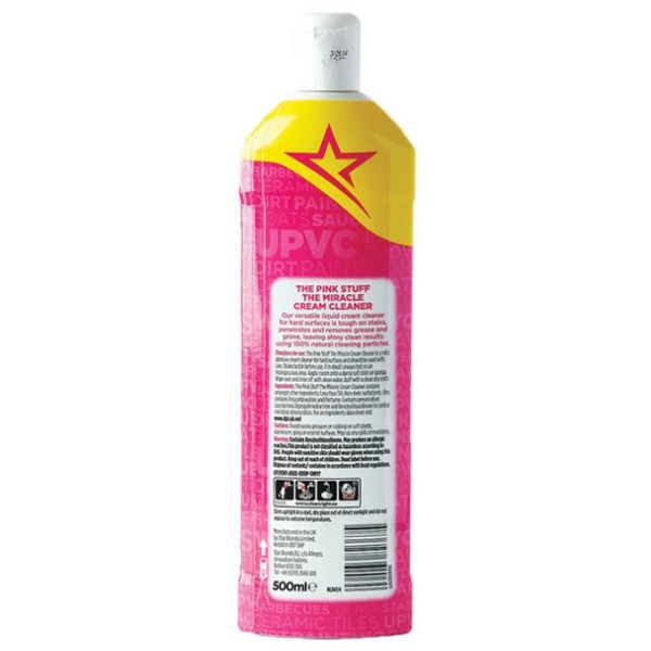 Фото - Засіб для чищення універсальний PINK Stuff Абразивний крем для чищення твердих поверхонь 500 мл (PSCCS500)