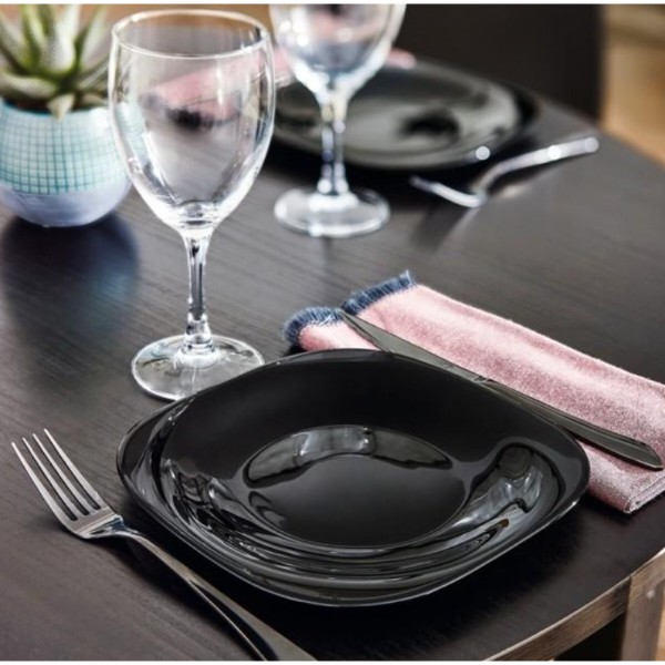 Фото - Тарілка обідня Luminarc Carine Black 27 см (L9817)