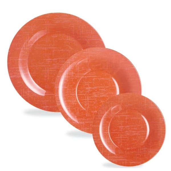 Фото - Тарілка десертна Luminarc Poppy Mandarine 19,5 см (V0111)
