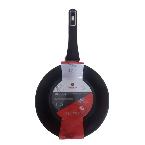 Фото - Сковорода універсальна Krauzer 24 см Carbon (FG07-24 A77212)